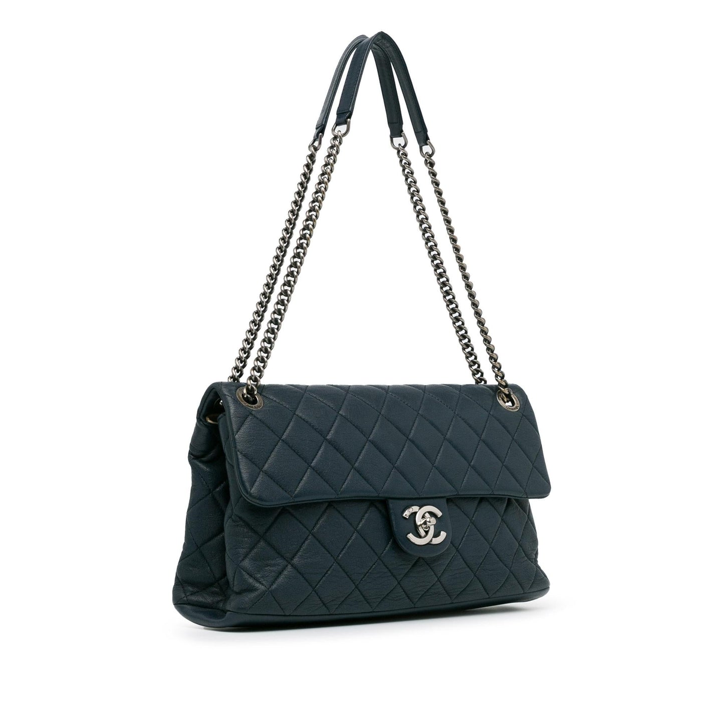 Chanel Lambskin Burgundy Rocks Flap SHG-7t8JA4 Handbag