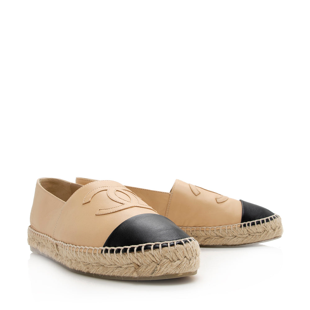 Chanel Lambskin CC Espadrilles Handbag 3