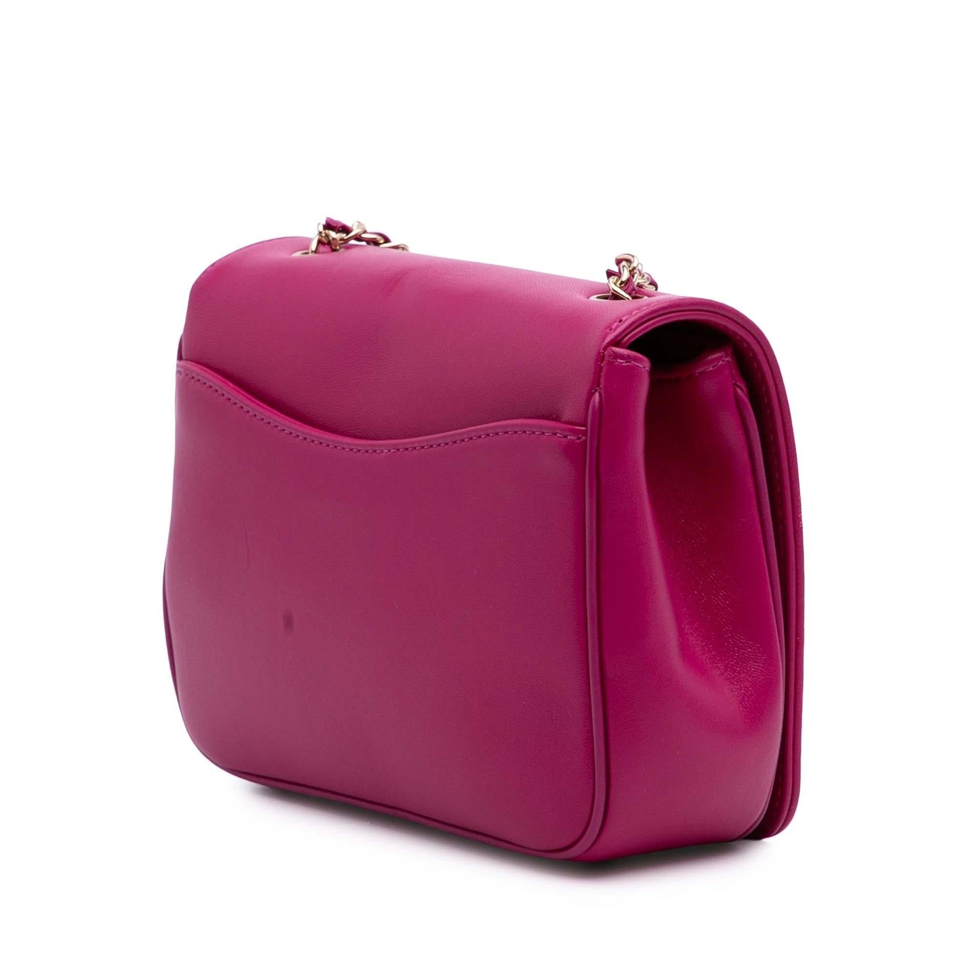 Chanel Lambskin CC Mania Flap Handbag Flap 5