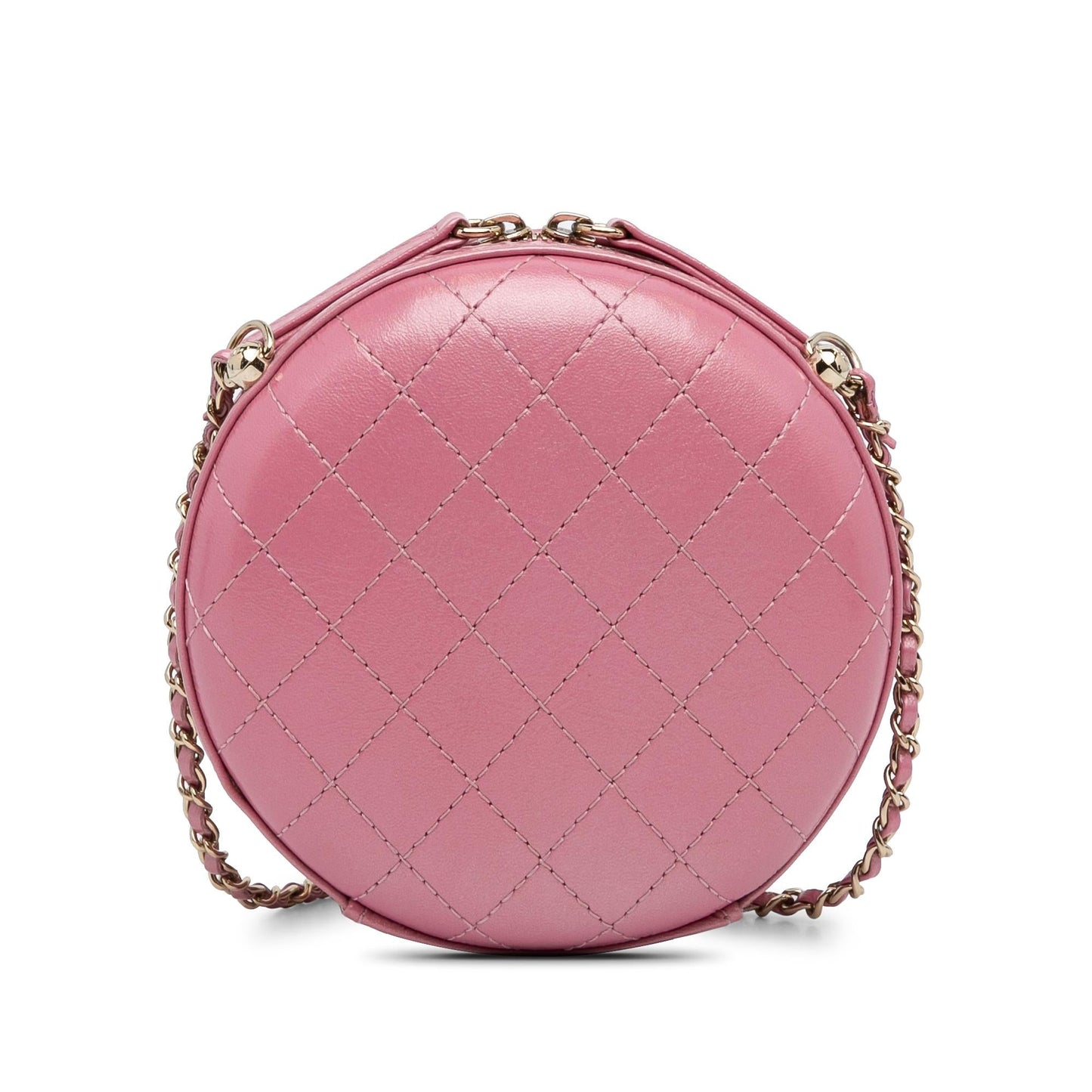 Chanel Lambskin CC Round SHG-J2fPQX Crossbody Bag