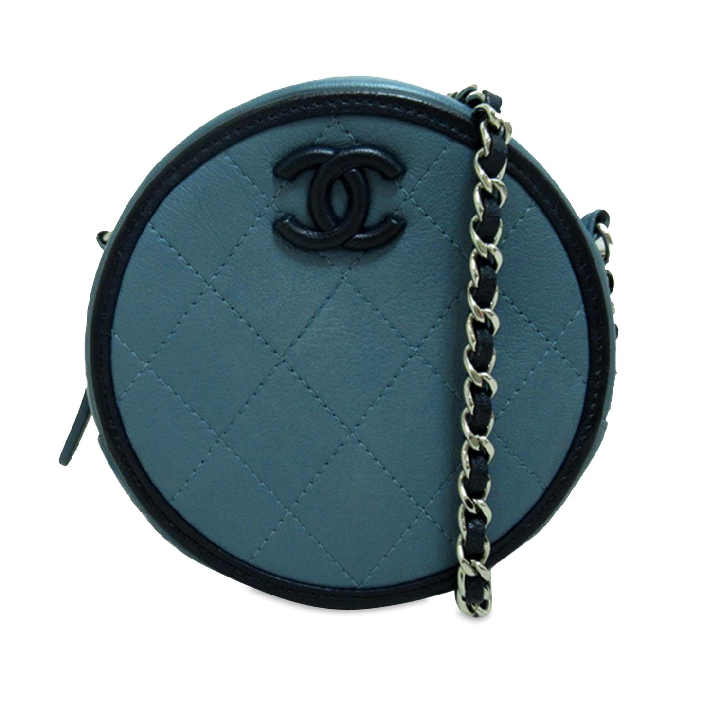 Chanel Lambskin CC Round SHG-U5AlX9 Crossbody Bag