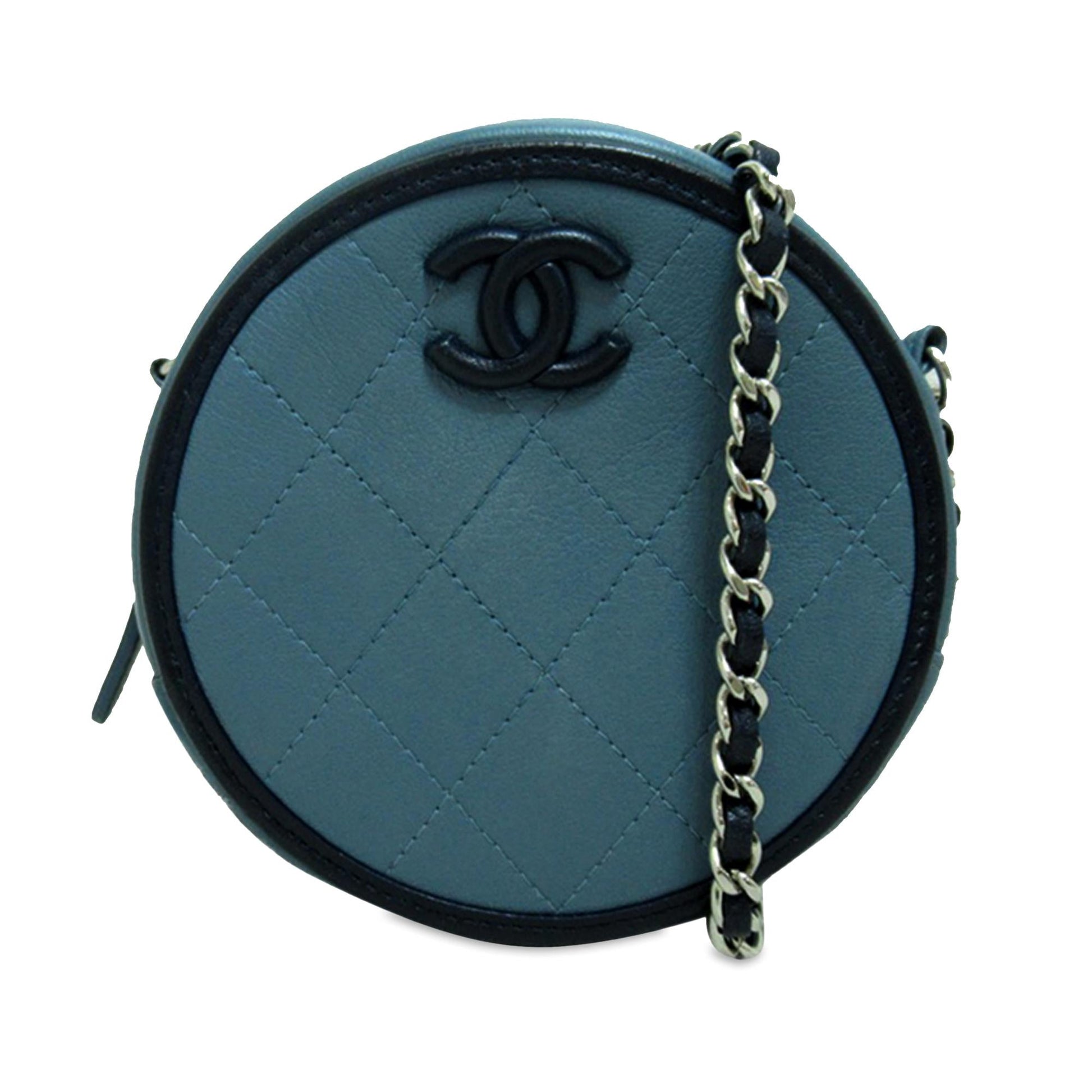 Chanel Lambskin CC Round SHG-U5AlX9 Crossbody Bag