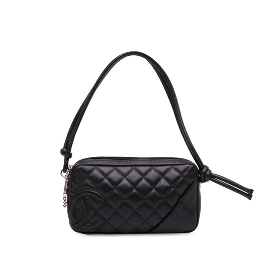 Chanel Lambskin Cambon Ligne Pochette SHG-XtFtOk Clutch Bag