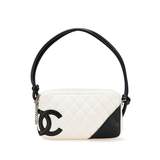 Chanel Lambskin Cambon Ligne Pochette Clutch Bag Pochette 1