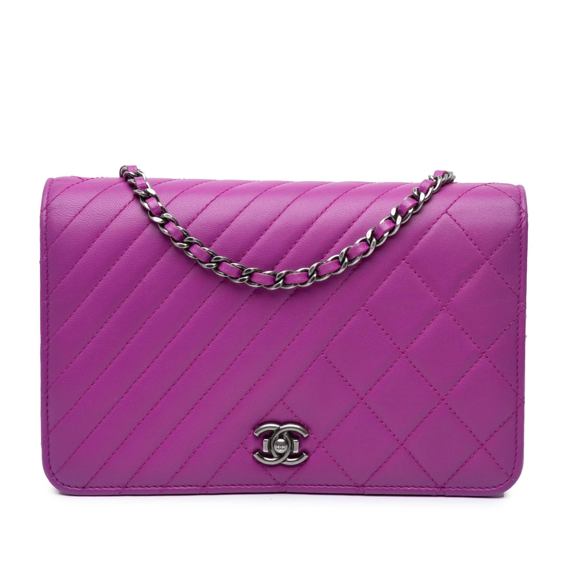 Chanel Lambskin Coco Boy On Wallet Case