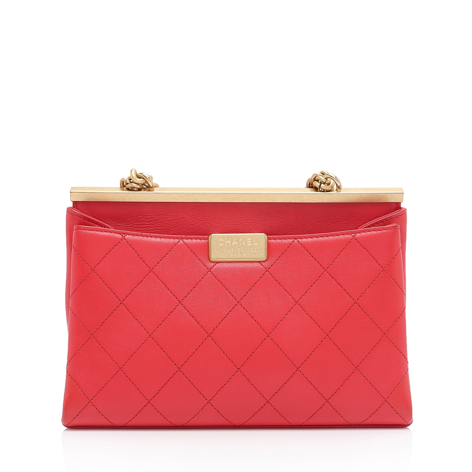 Chanel Lambskin Coco Lux Flap Small Shoulder Bag