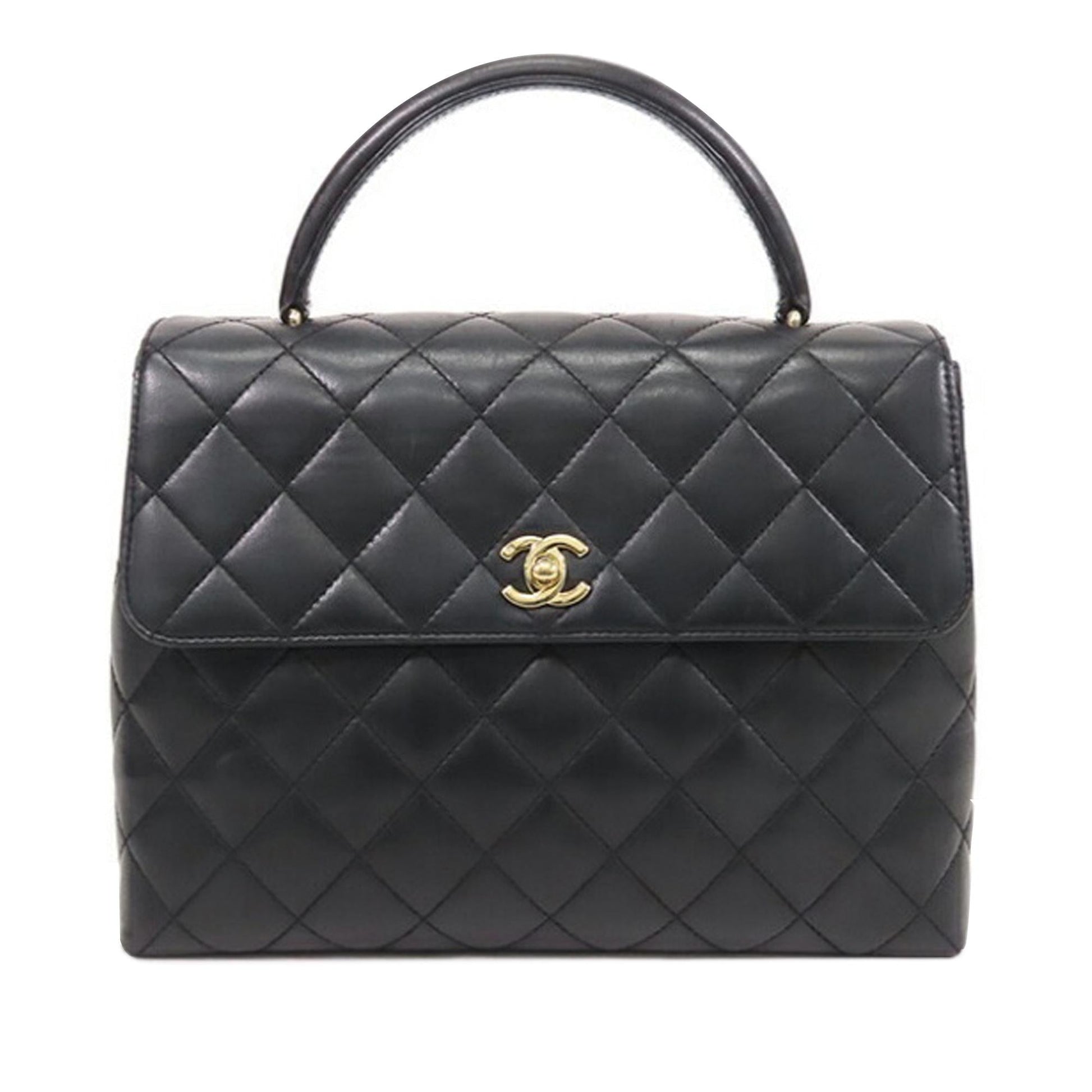 Chanel Lambskin Kelly Top Handle SHG-cCiQsR Handbag