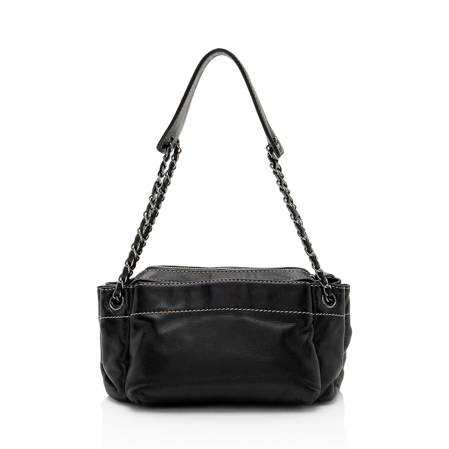 Chanel Lambskin LAX Accordion SHF-8qR2yb Shoulder Bag