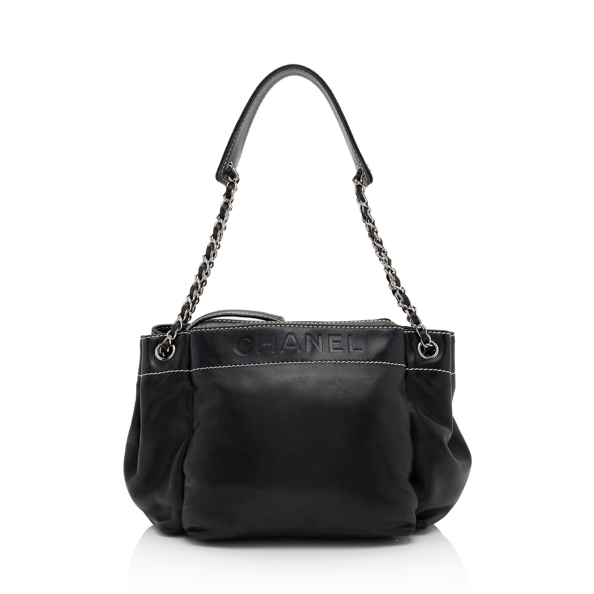 Chanel Lambskin LAX Accordion SHF-WhynN4 Shoulder Bag