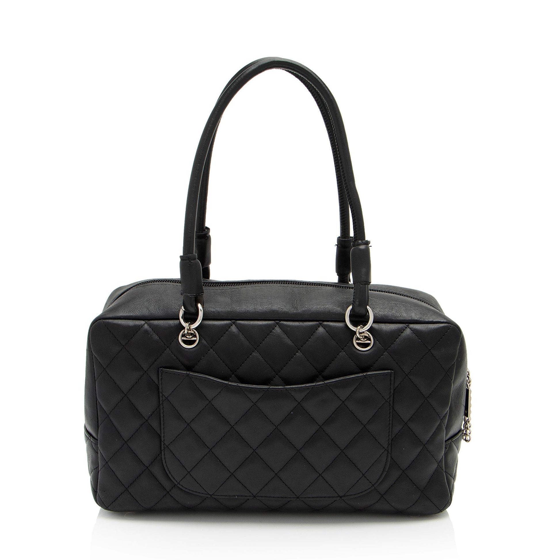 Chanel Lambskin Ligne Cambon Shopper SHF-MaOmWR Shoulder Bag