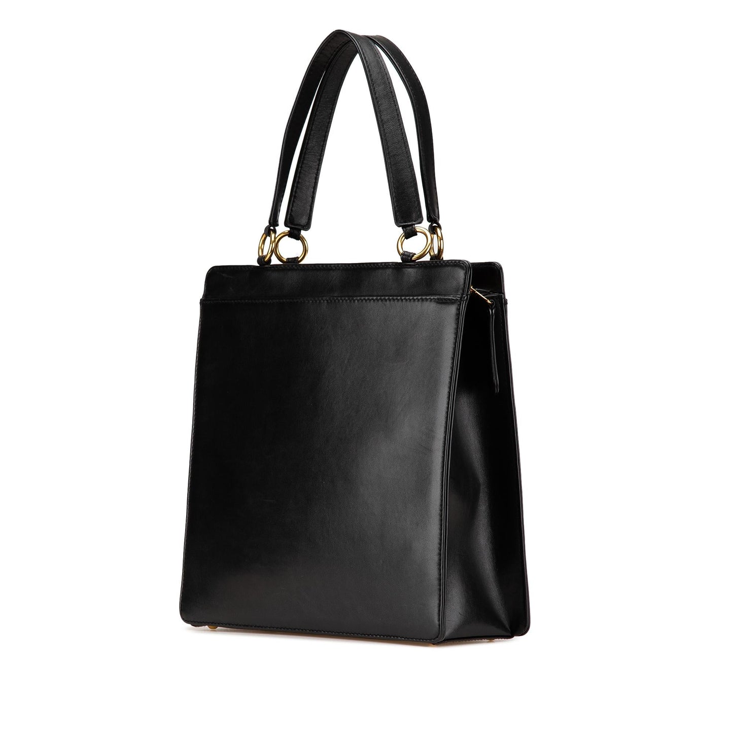 Chanel Lambskin Logo Tote Bag Tote 1