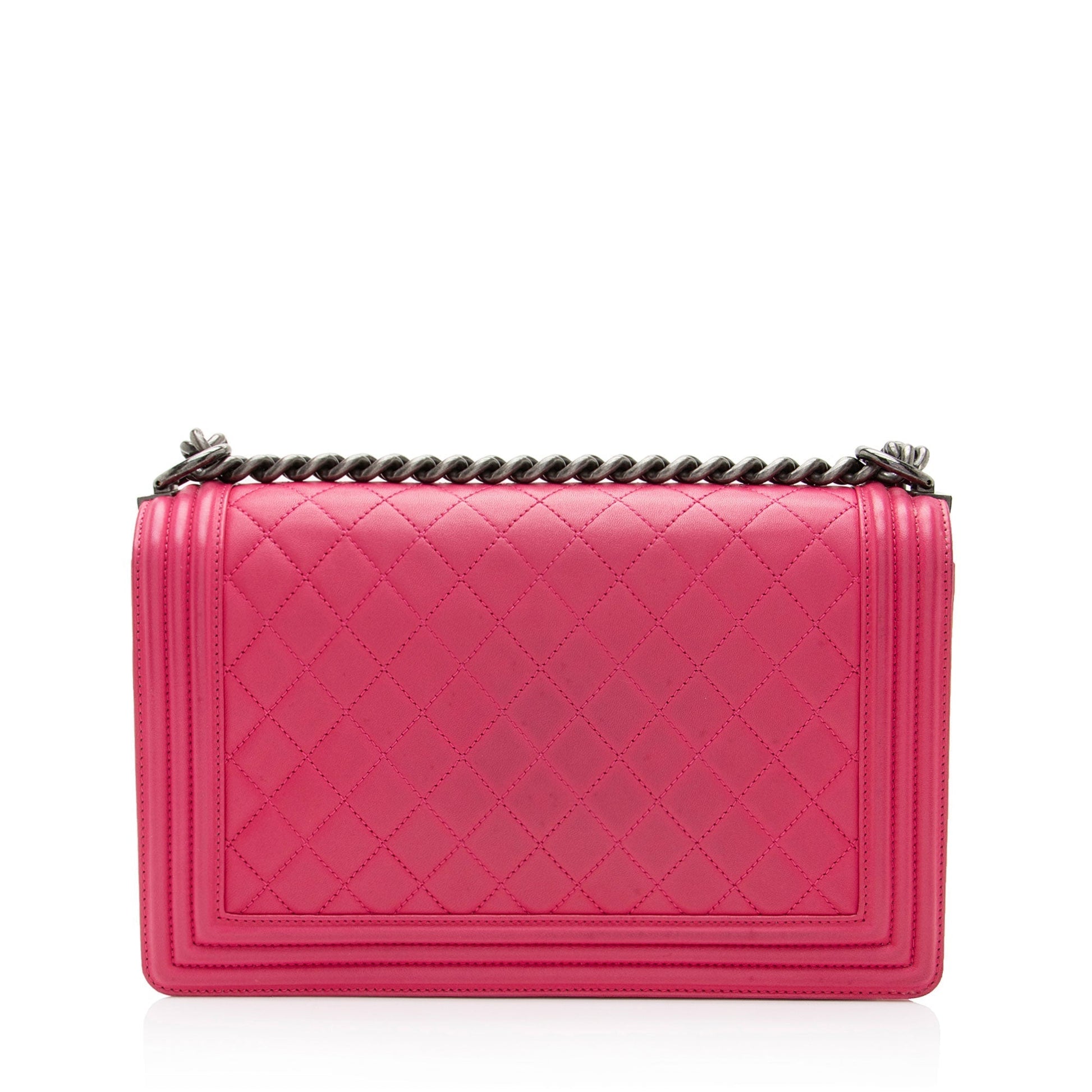 Chanel Lambskin New Boy Handbag