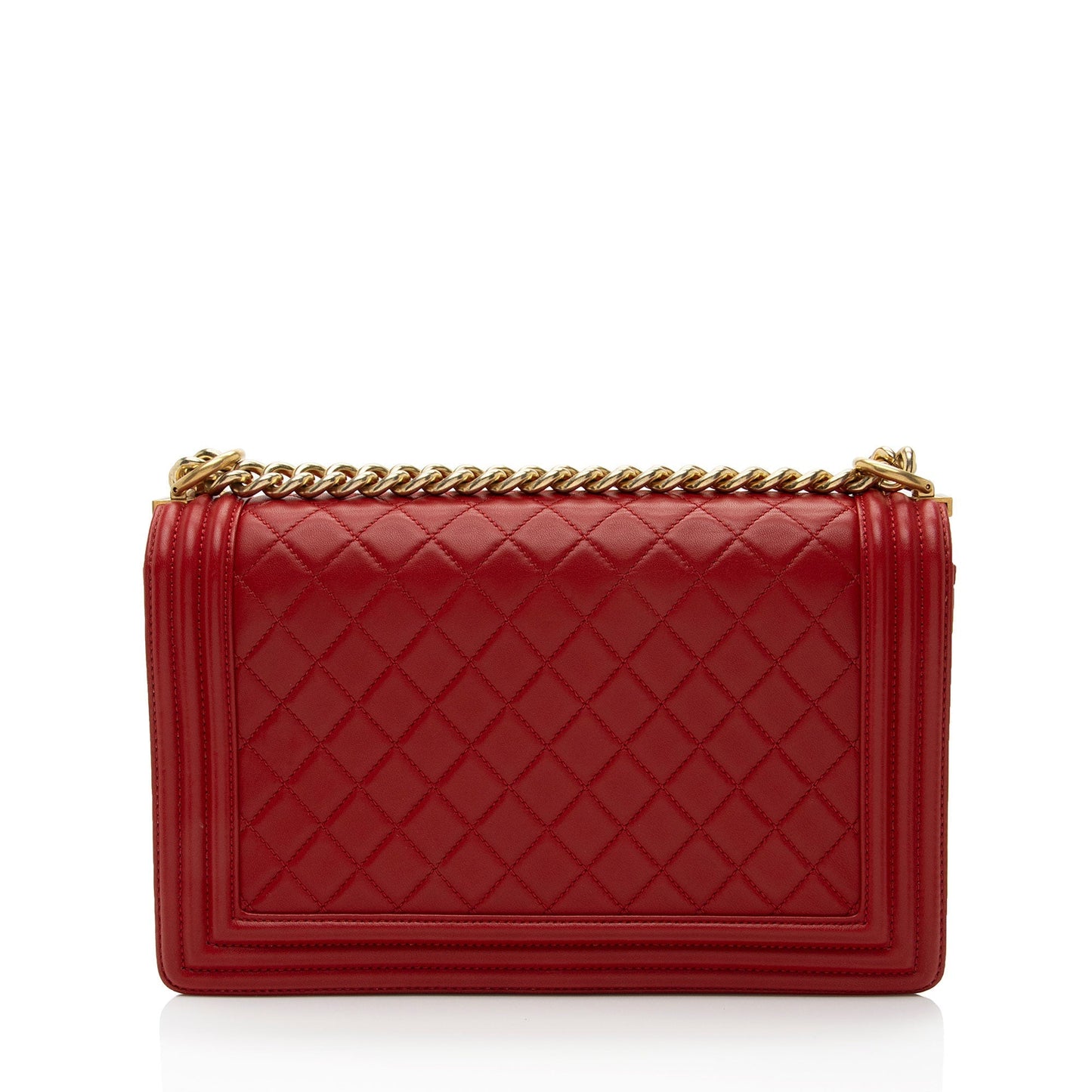 Chanel Lambskin New Boy Handbag Boy Bag