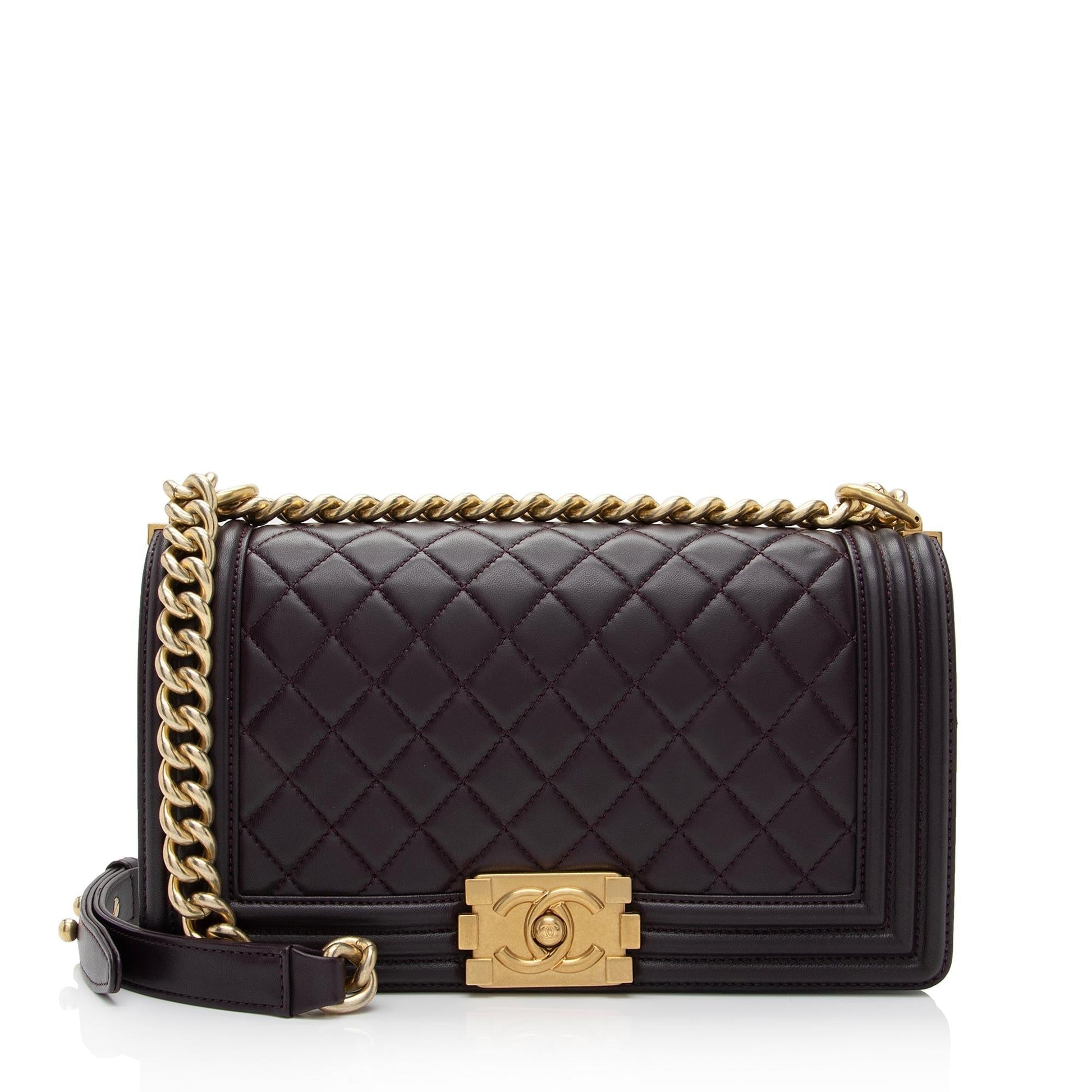 Chanel Lambskin Old Boy Handbag