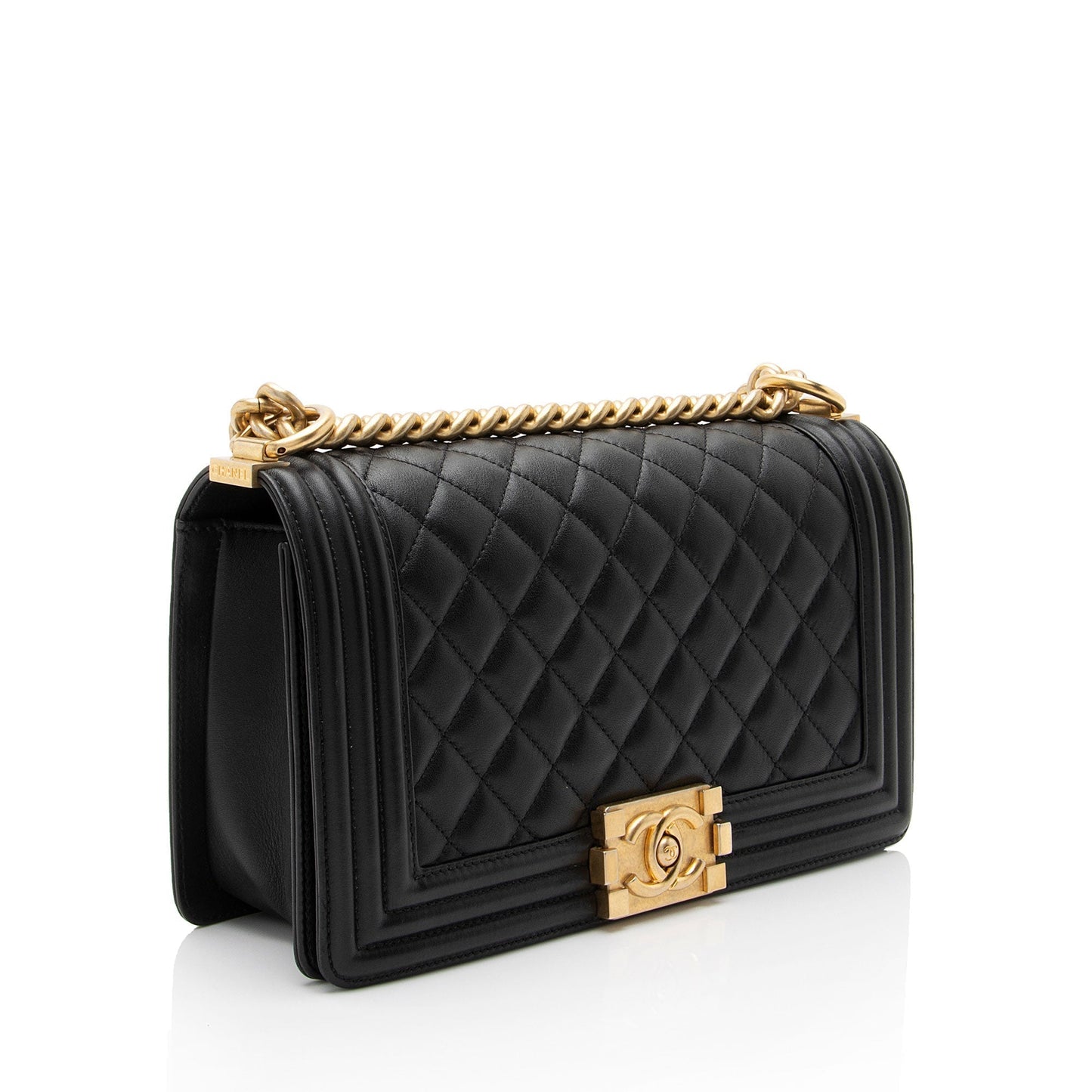 Chanel Lambskin Old Boy SHF-QJr6Pf Handbag