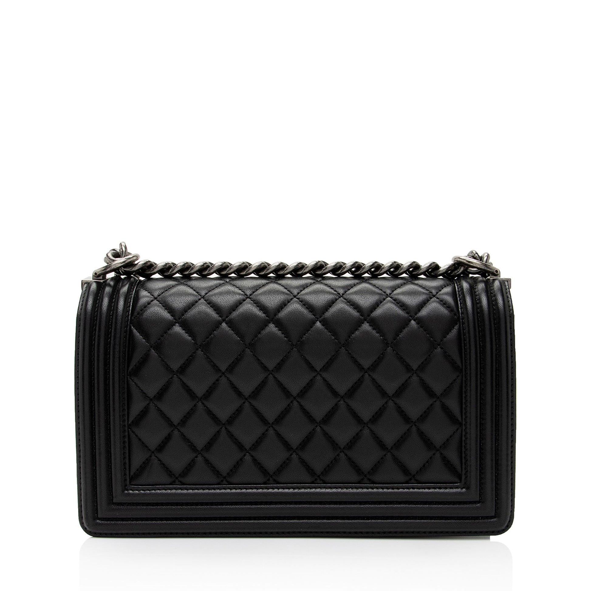 Chanel Lambskin Old Boy SHF-hdtBBY Handbag