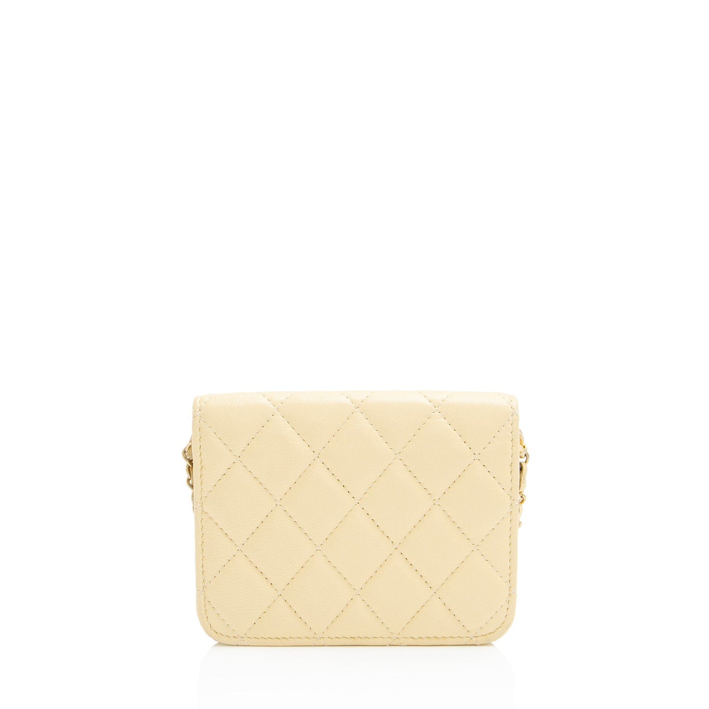 Chanel Lambskin Pearl Crush Clutch Bag