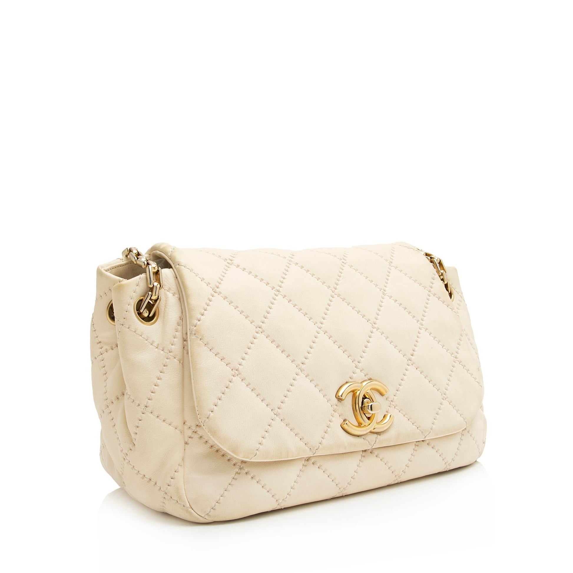 Chanel Lambskin Retro Accordion Flap SHF Shoulder Bag