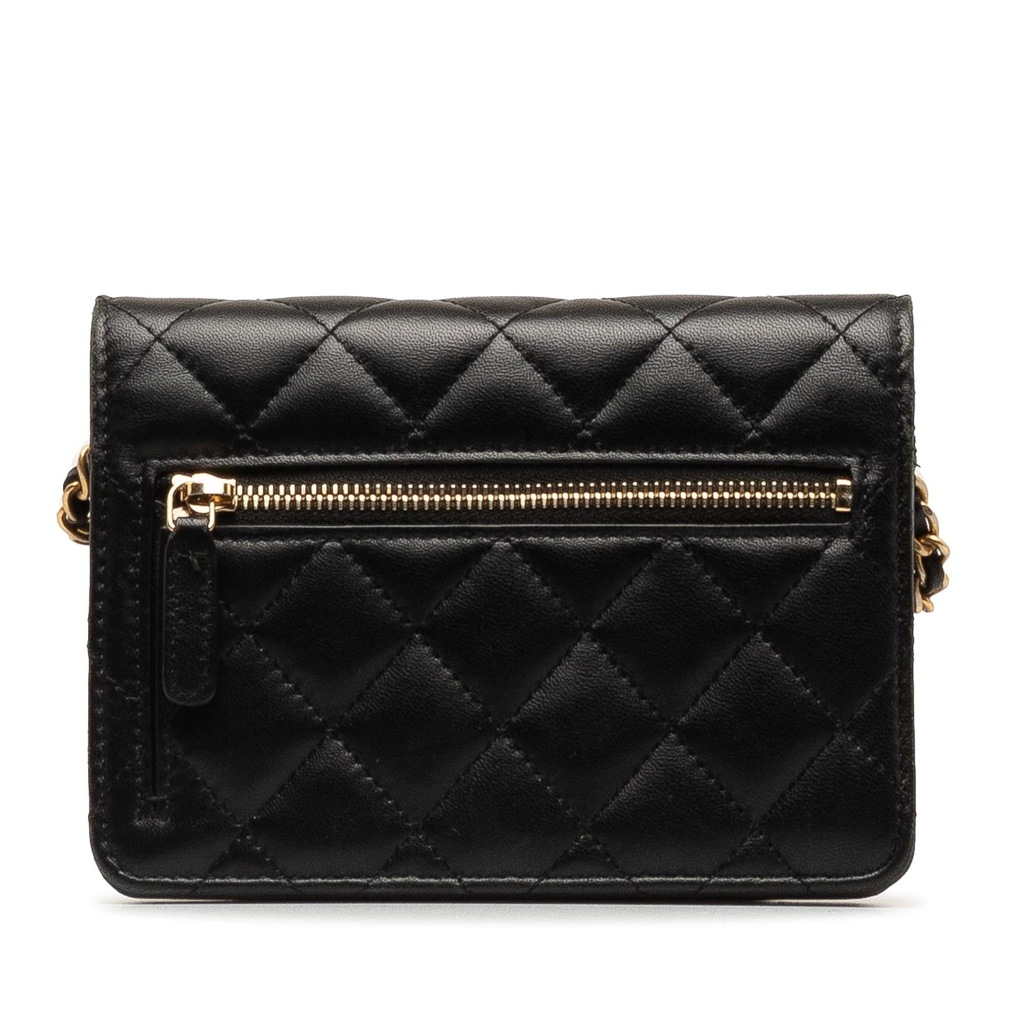 Chanel Lambskin Romance On Wallet Case