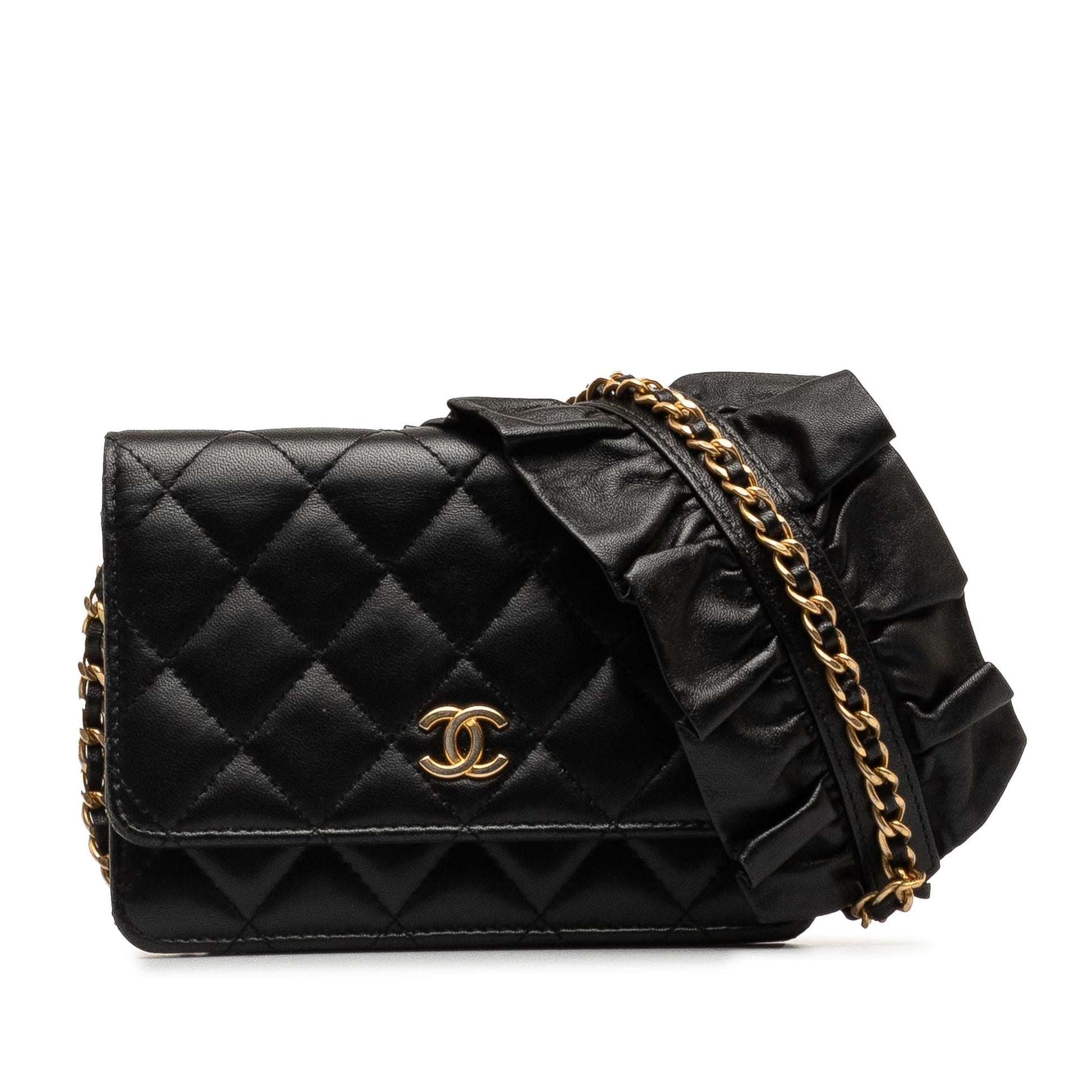 Chanel Lambskin Romance On Wallet Case Chain 2