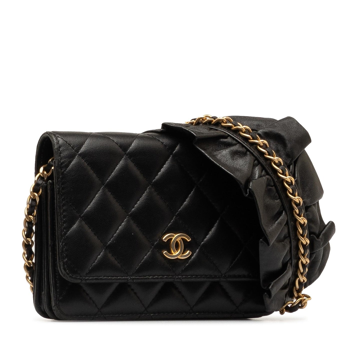 Chanel Lambskin Romance On Wallet Case Chain 2