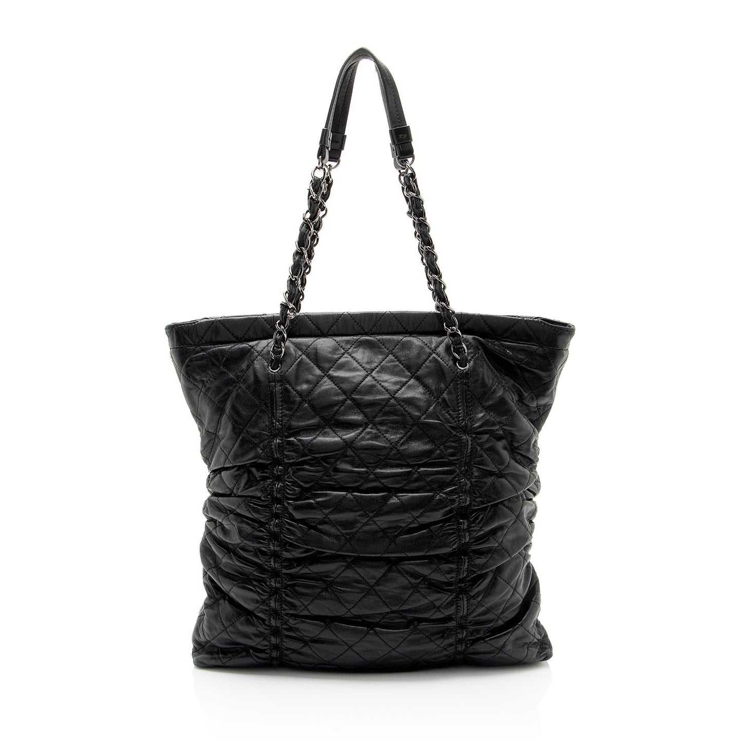 Chanel Lambskin Sharpei N S Tote Bag