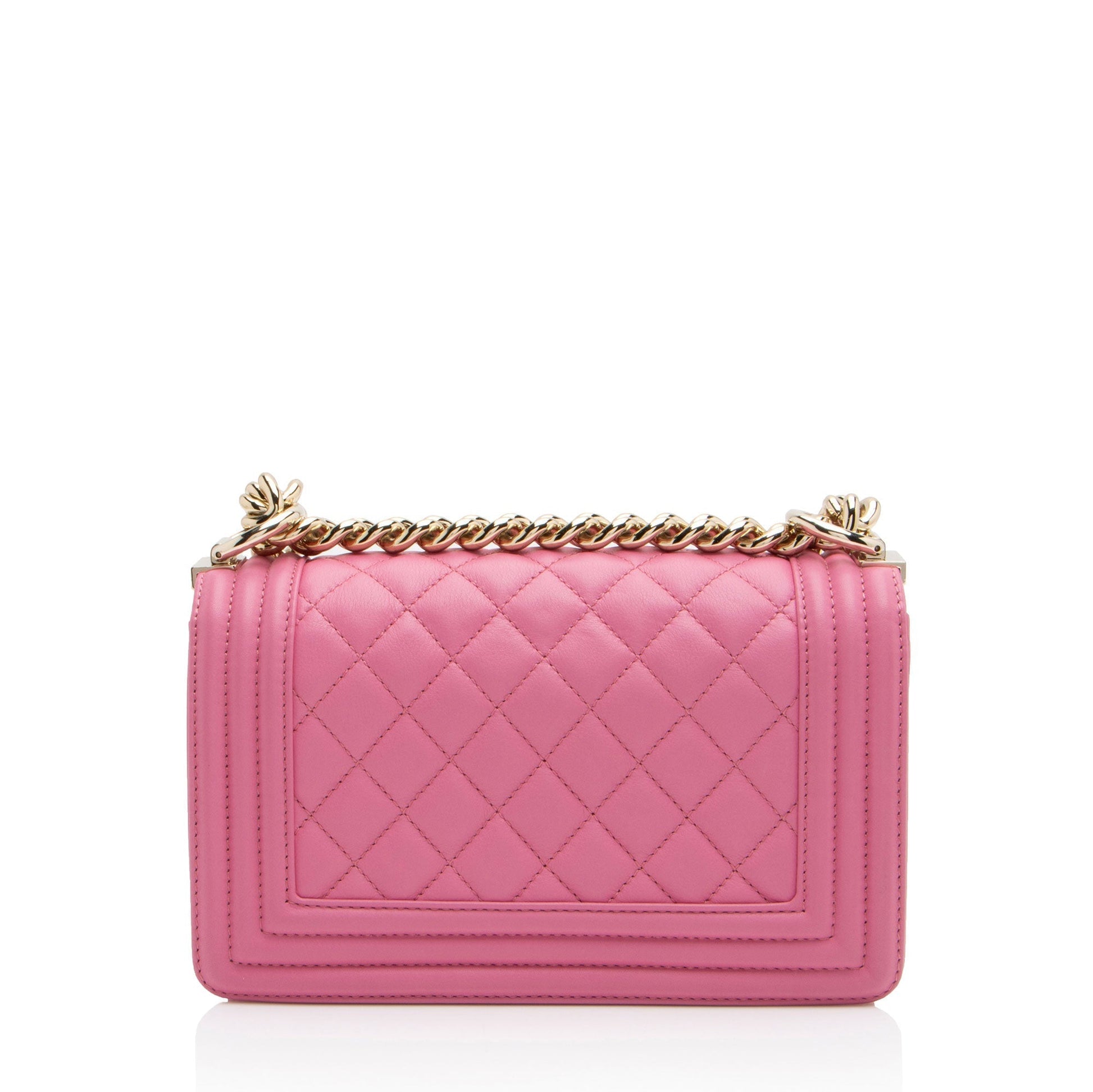 Chanel Lambskin Boy Small Handbag Shf Yvr0Yx