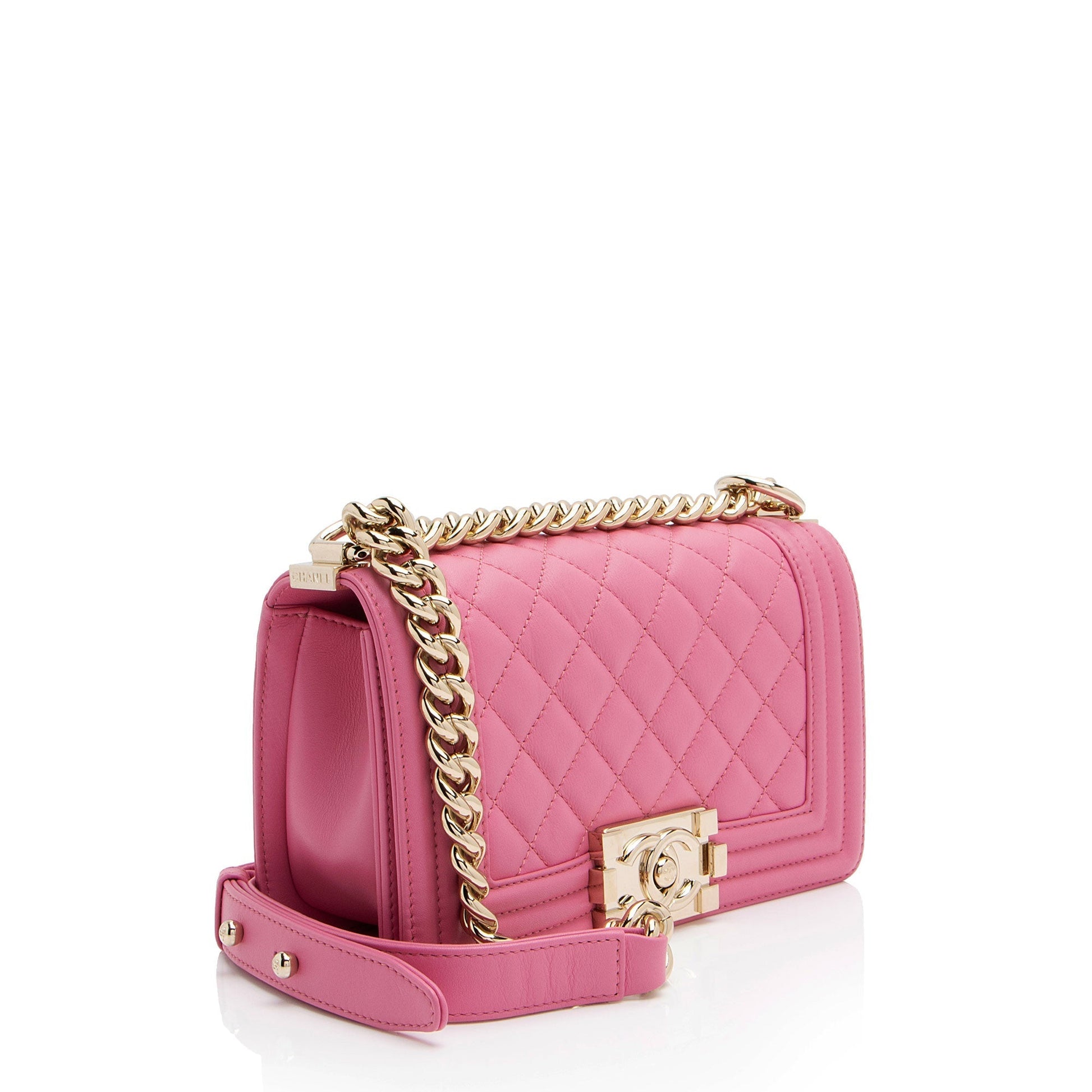 Chanel Lambskin Boy Small Handbag Shf Yvr0Yx