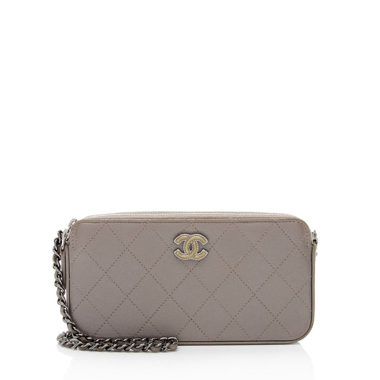 Chanel Lambskin SHF-b6lVXI Small Clutch Bag