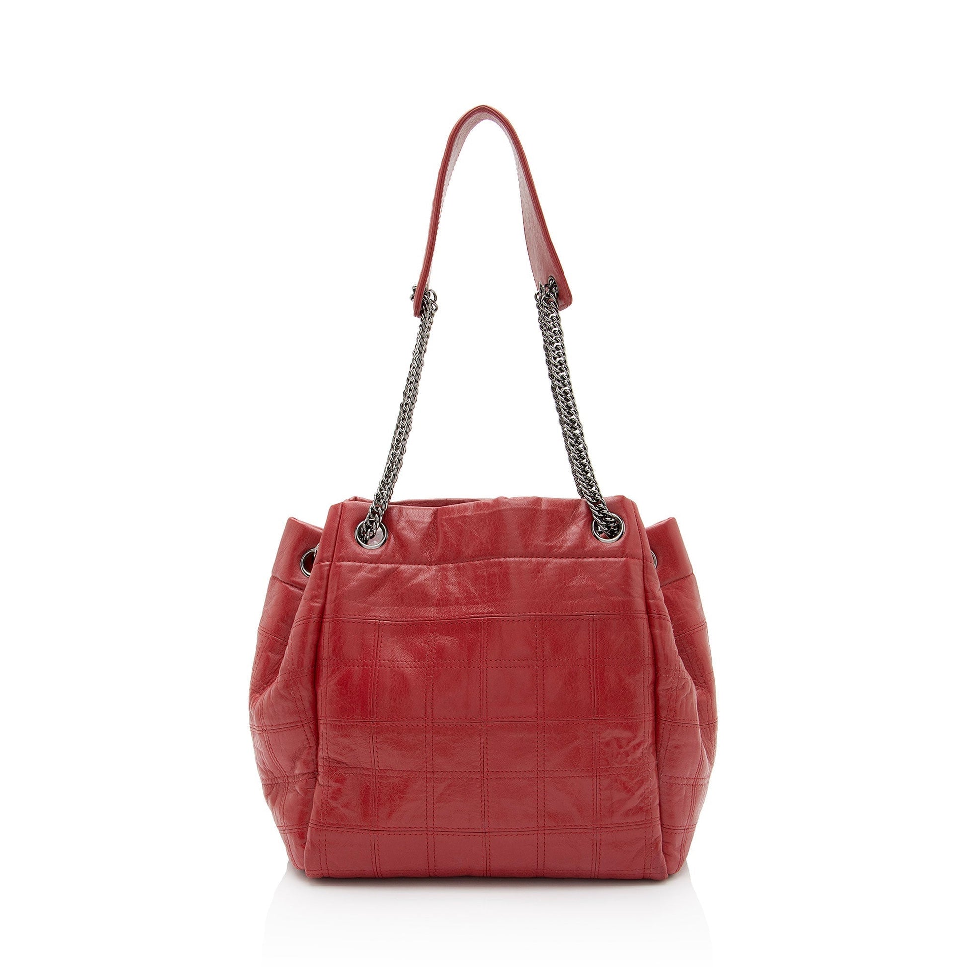 Chanel Lambskin LAX Accordion SHF-x47IxO Shoulder Bag