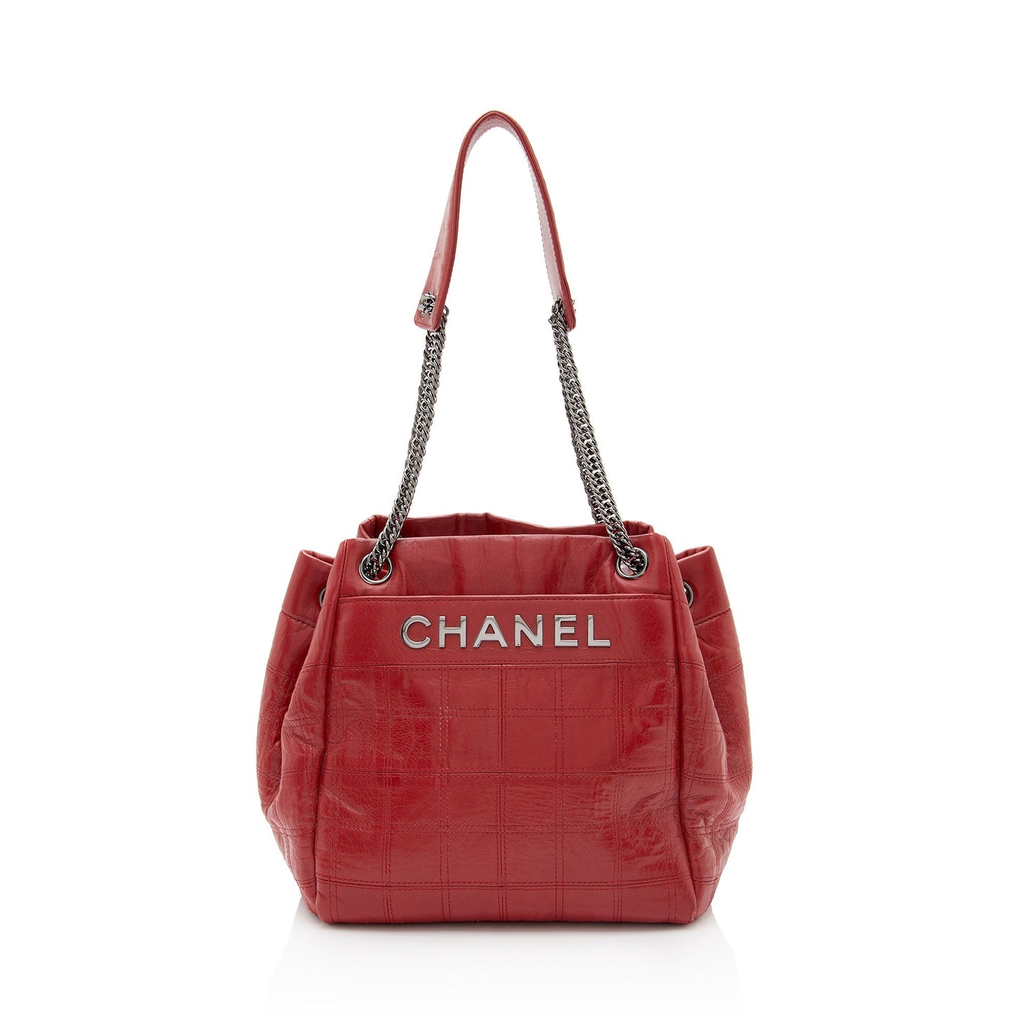 Chanel Lambskin LAX Accordion SHF-x47IxO Shoulder Bag