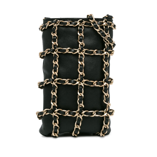 Chanel Lambskin Tech Me Out Clutch Bag