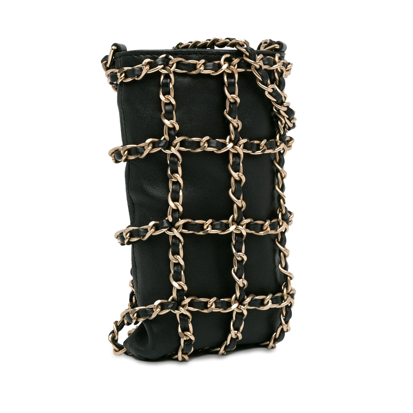 Chanel Lambskin Tech Me Out Clutch Bag