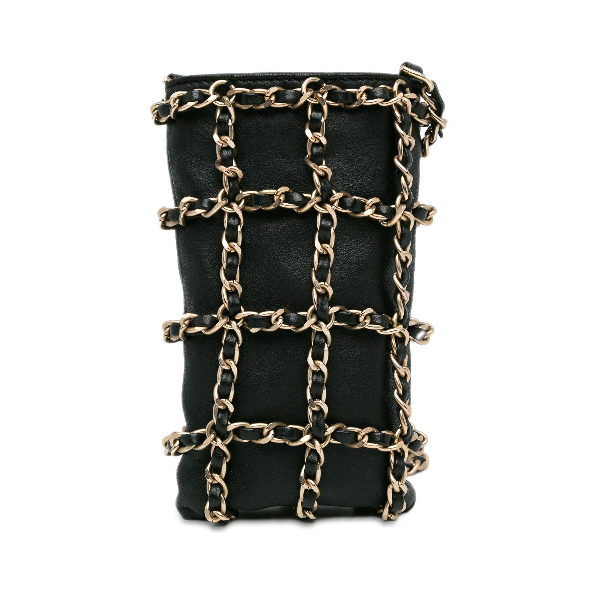 Chanel Lambskin Tech Me Out SHG-lnyegU Clutch Bag