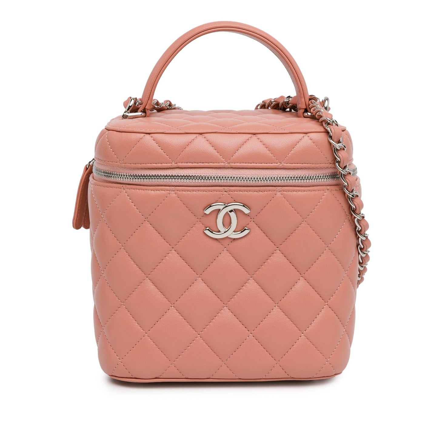 Chanel Lambskin Top Handle Vanity SHG-BSRNGL Handbag