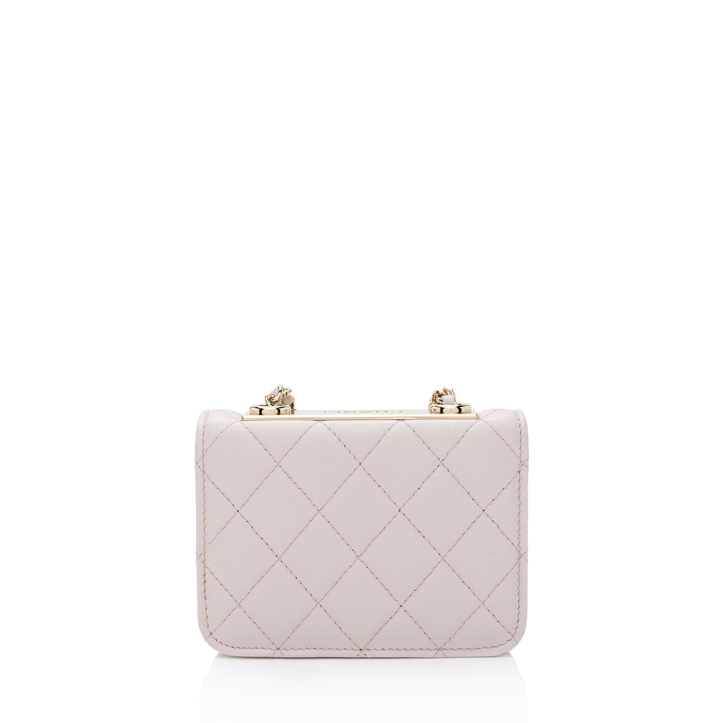 Chanel Lambskin Trendy CC Card Holder on Wallet Case