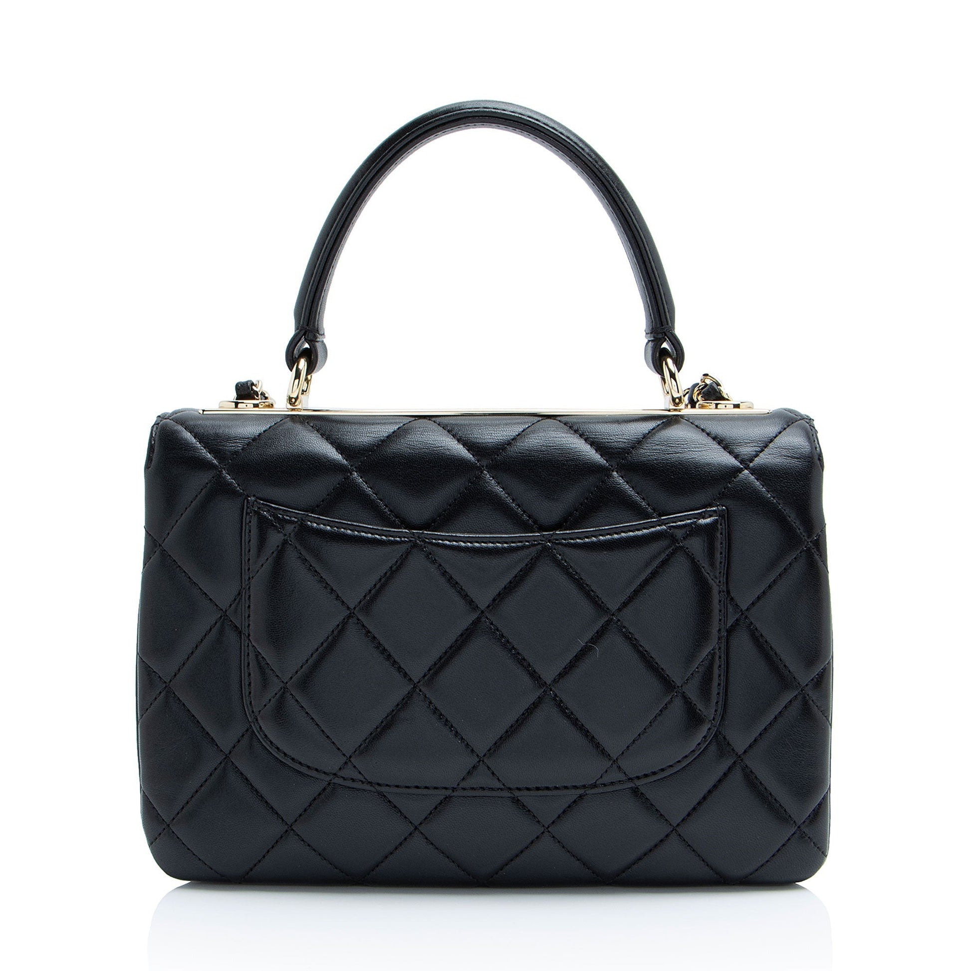 Chanel Lambskin Trendy CC Top Handle Small Handbag
