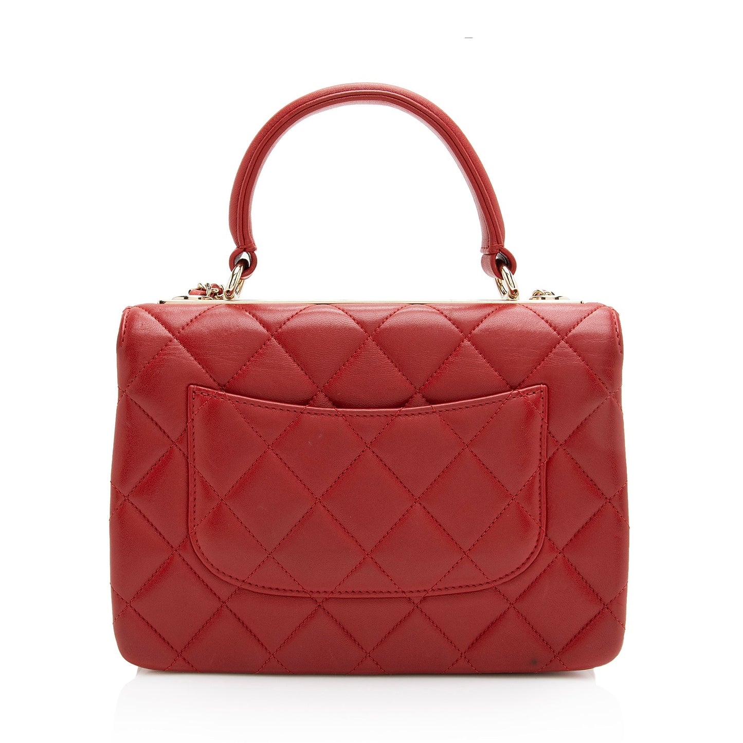 Chanel Lambskin Trendy CC Top Handle SHF Small Shoulder Bag