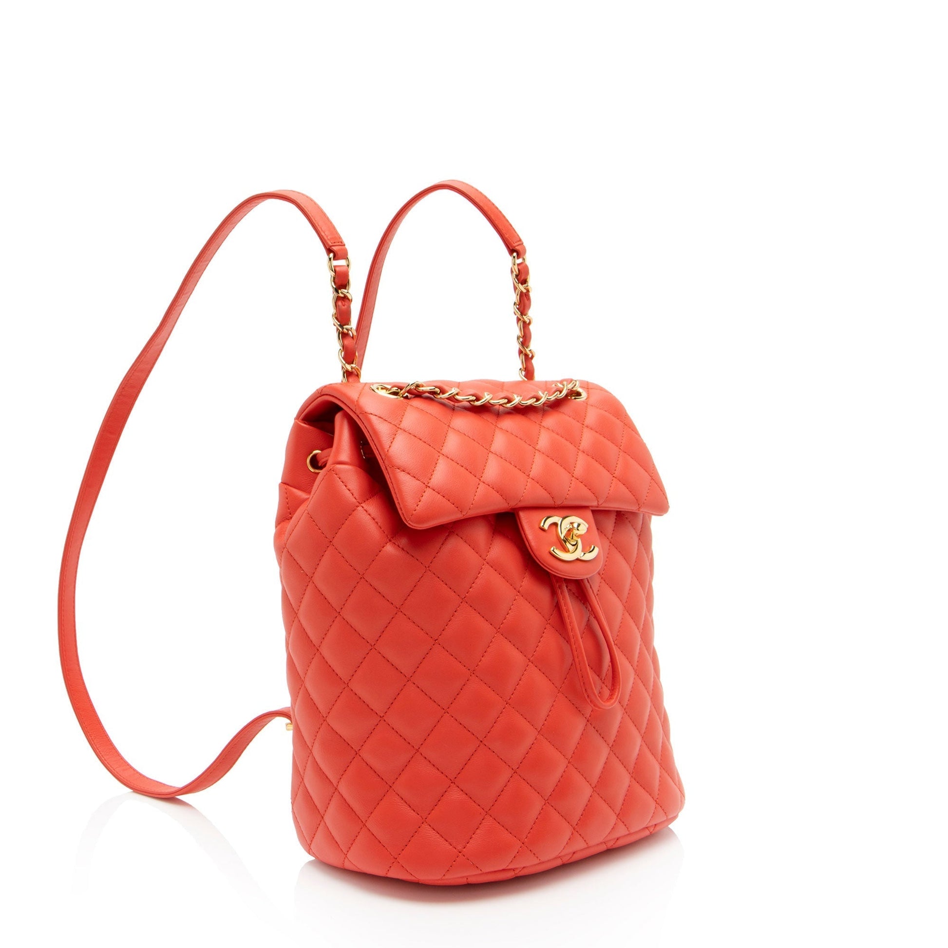 Chanel Lambskin Urban Spirit Backpack SHF-cbCZkk Small