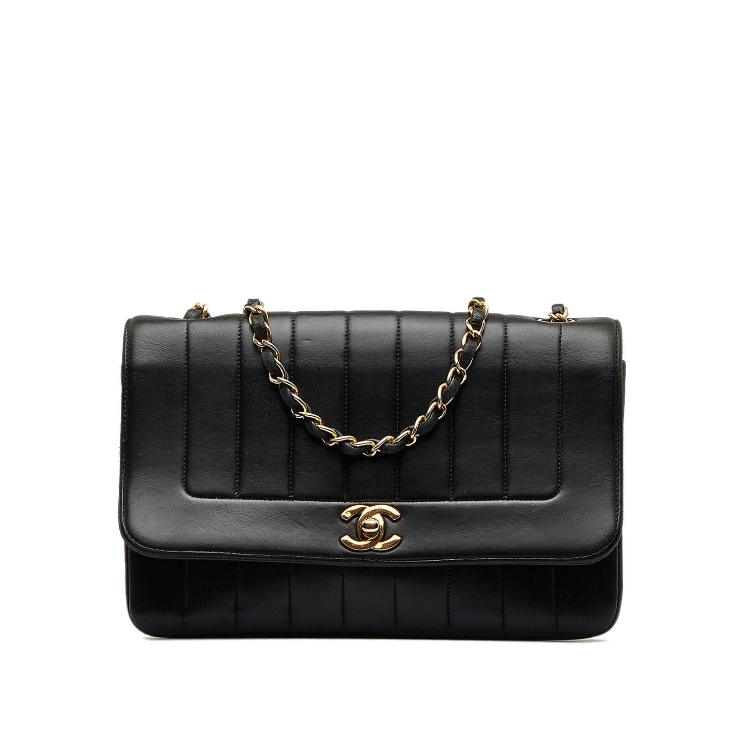 Chanel Lambskin Vertical Border Flap SHG-yQHgIP Handbag