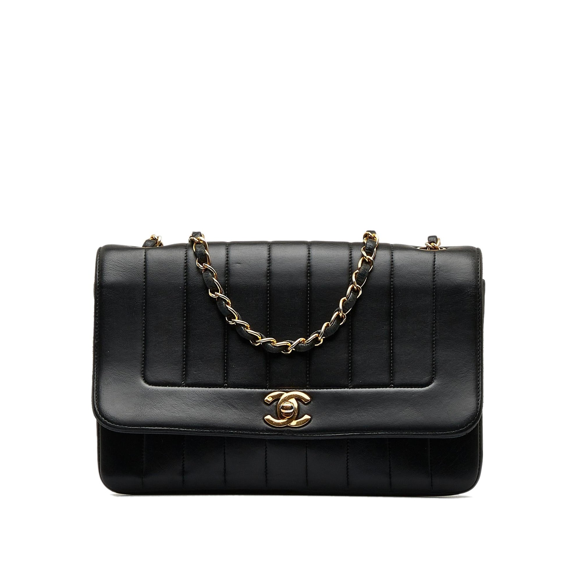 Chanel Lambskin Vertical Border Flap SHG-yQHgIP Handbag