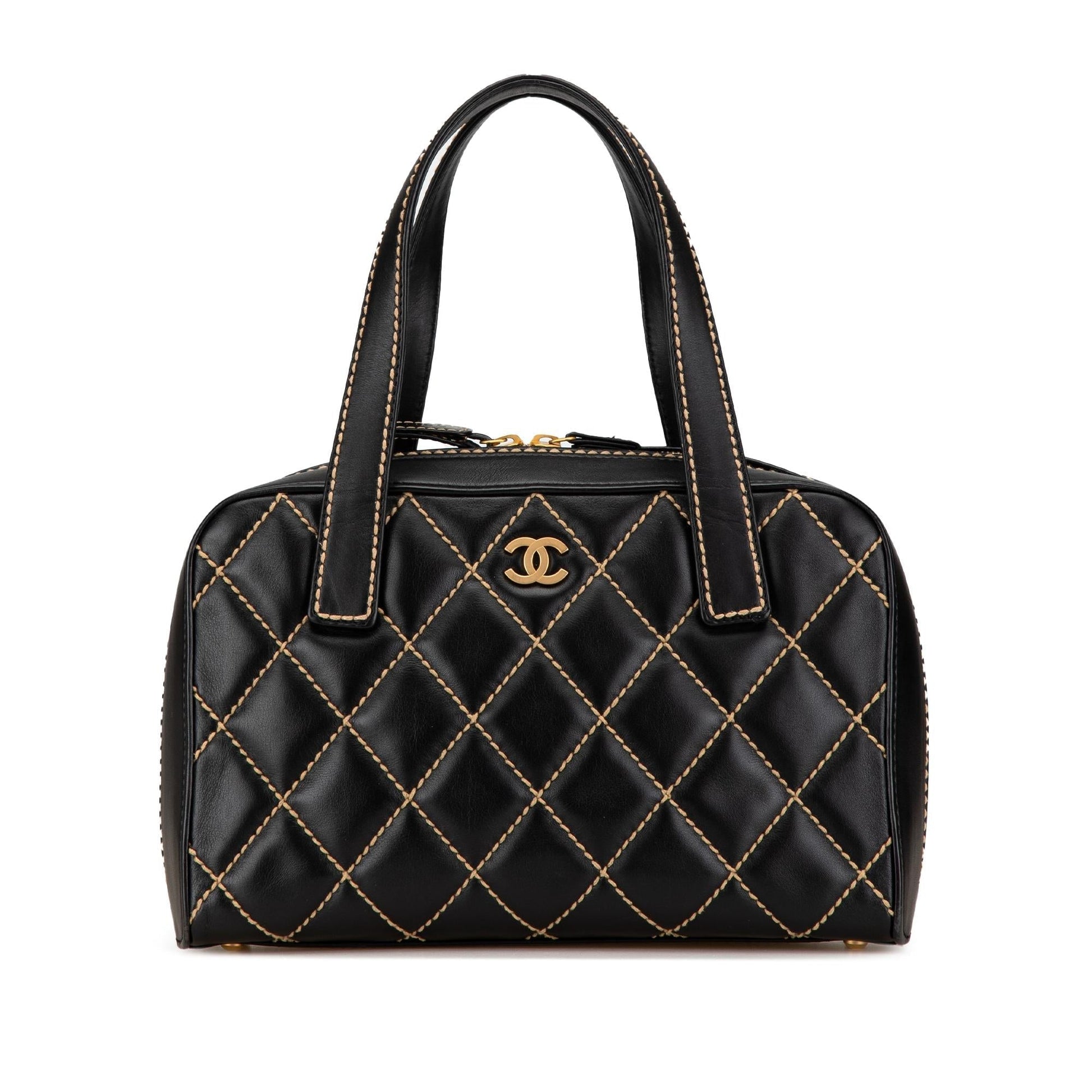 Chanel Lambskin Wild Stitch SHG-xmx7gP Handbag