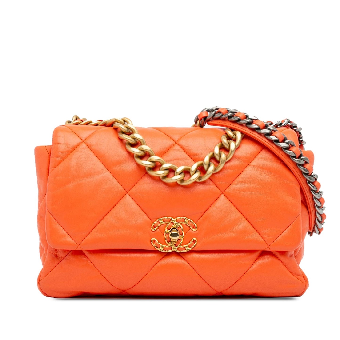 Chanel 19 Lambskin Flap Handbag