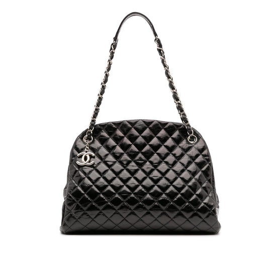 Chanel Aged Calfskin Just Mademoiselle Bowling Handbag 3