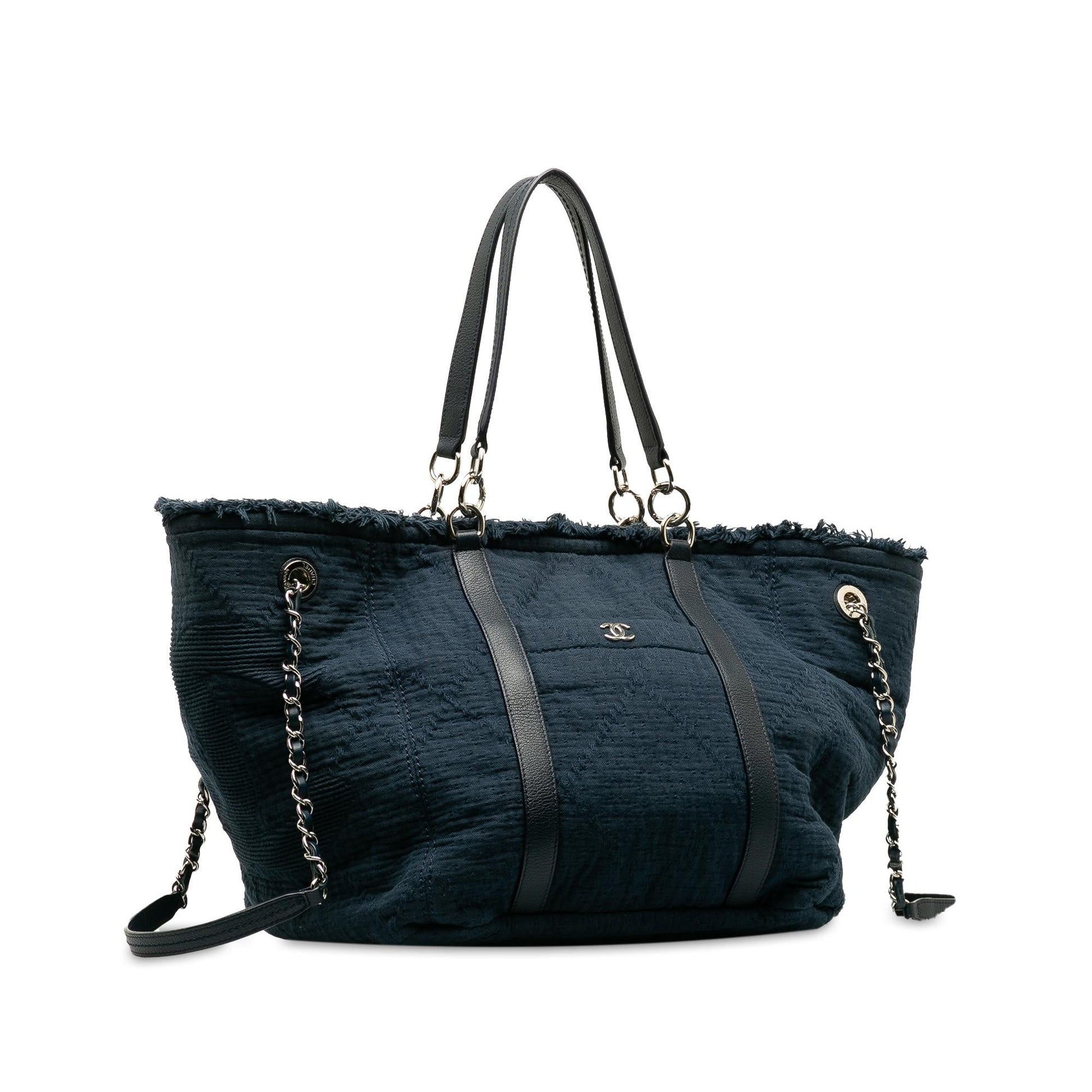 Chanel CC Double Face Deauville Satchel SHG-AIPFAR Satchel Bag