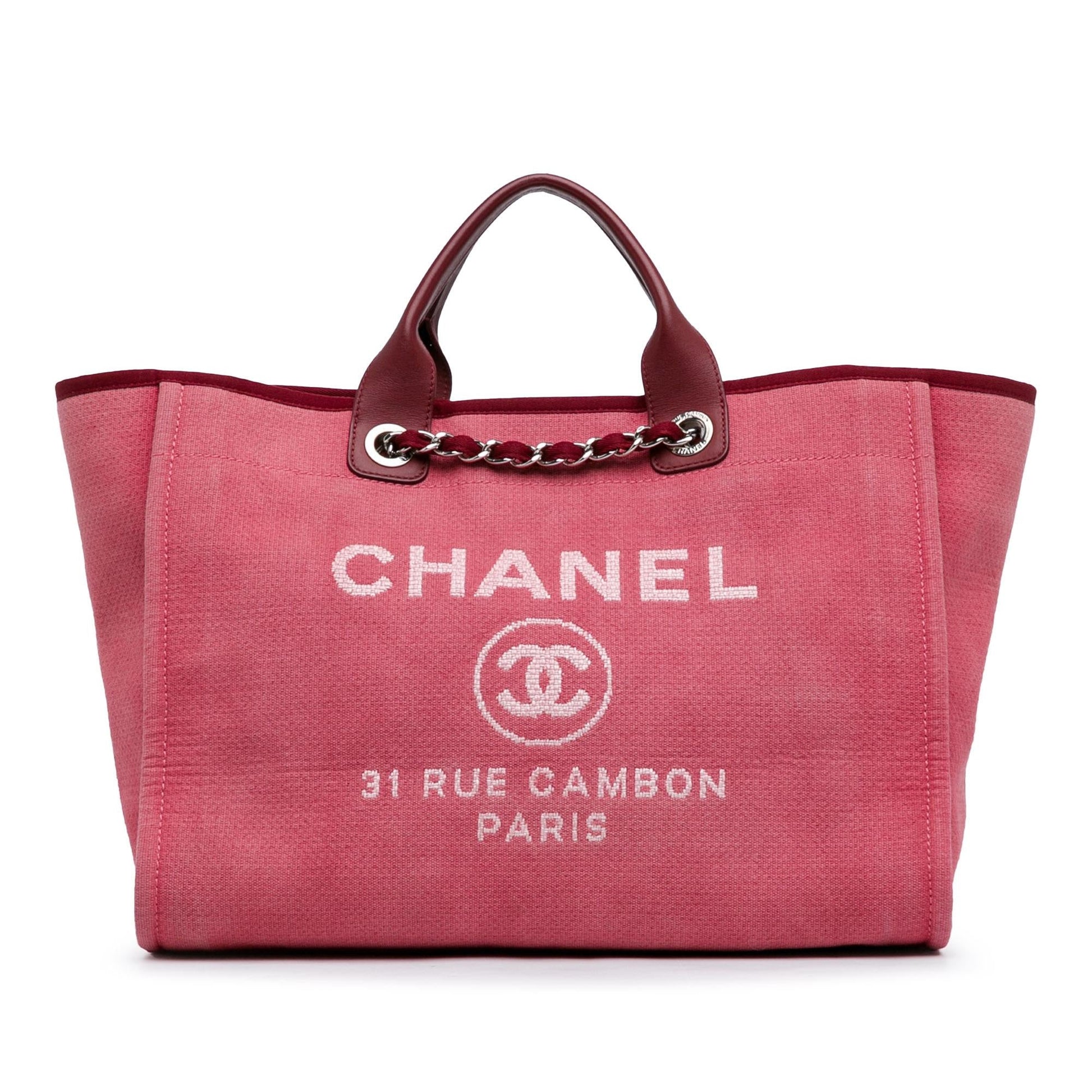 Chanel Deauville SHG-OpY8VZ Canvas Tote Bag
