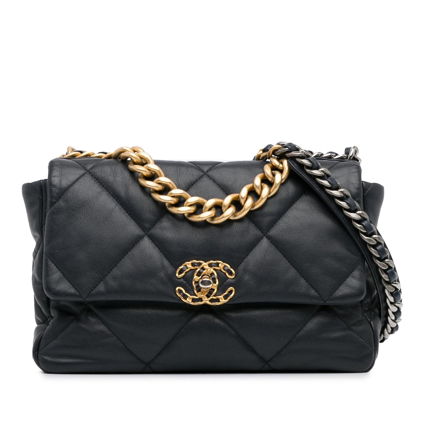 Chanel Lambskin 19 Flap SHG-I4LsJl Handbag