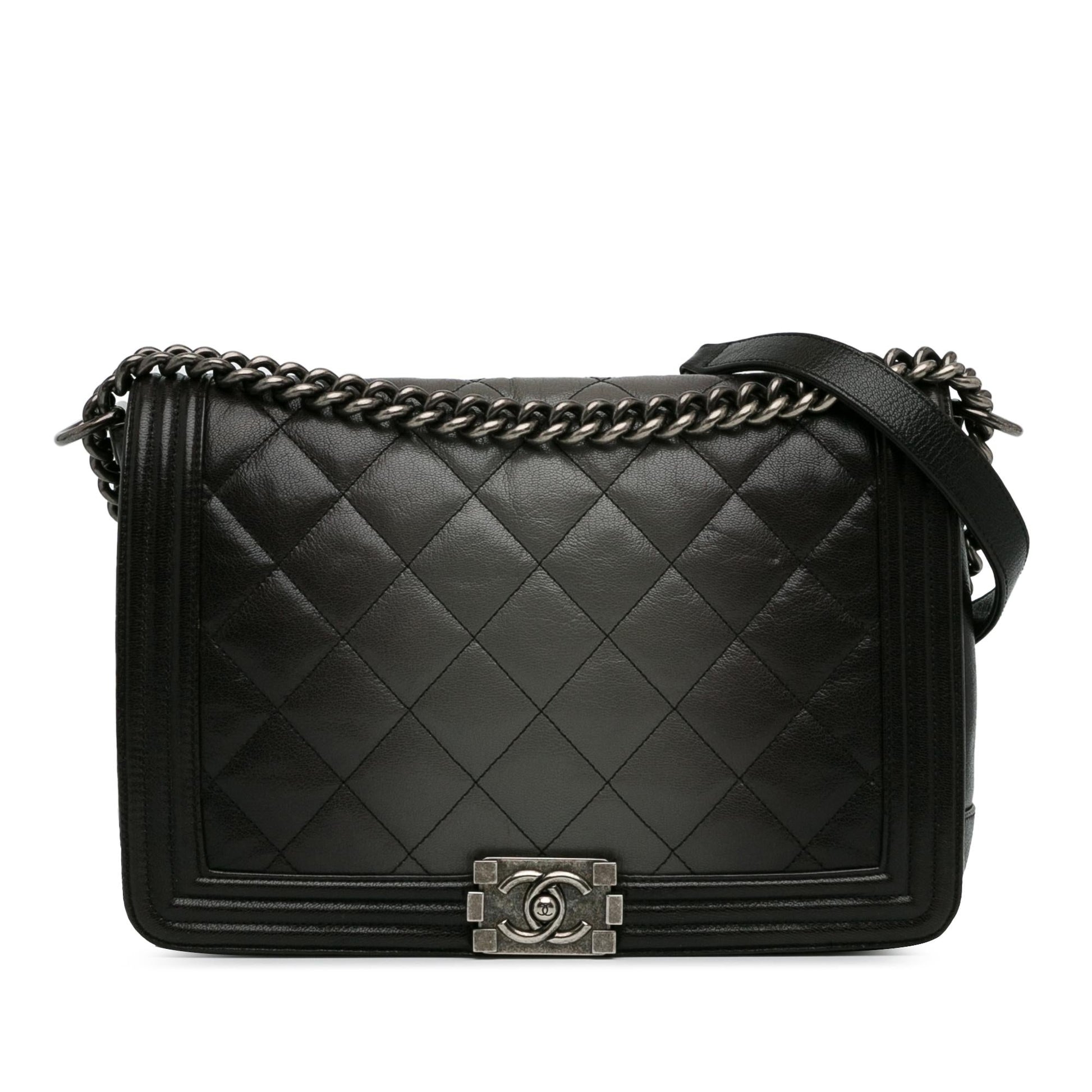 Chanel Ombre Calfskin Boy Flap SHG-hOtY0Z Handbag