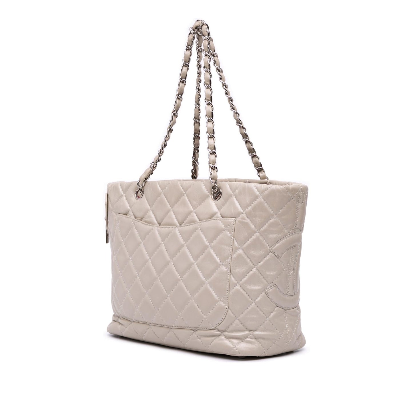 Chanel Quilted Aged Calfskin Cotton Club Tote Bag Tote 1
