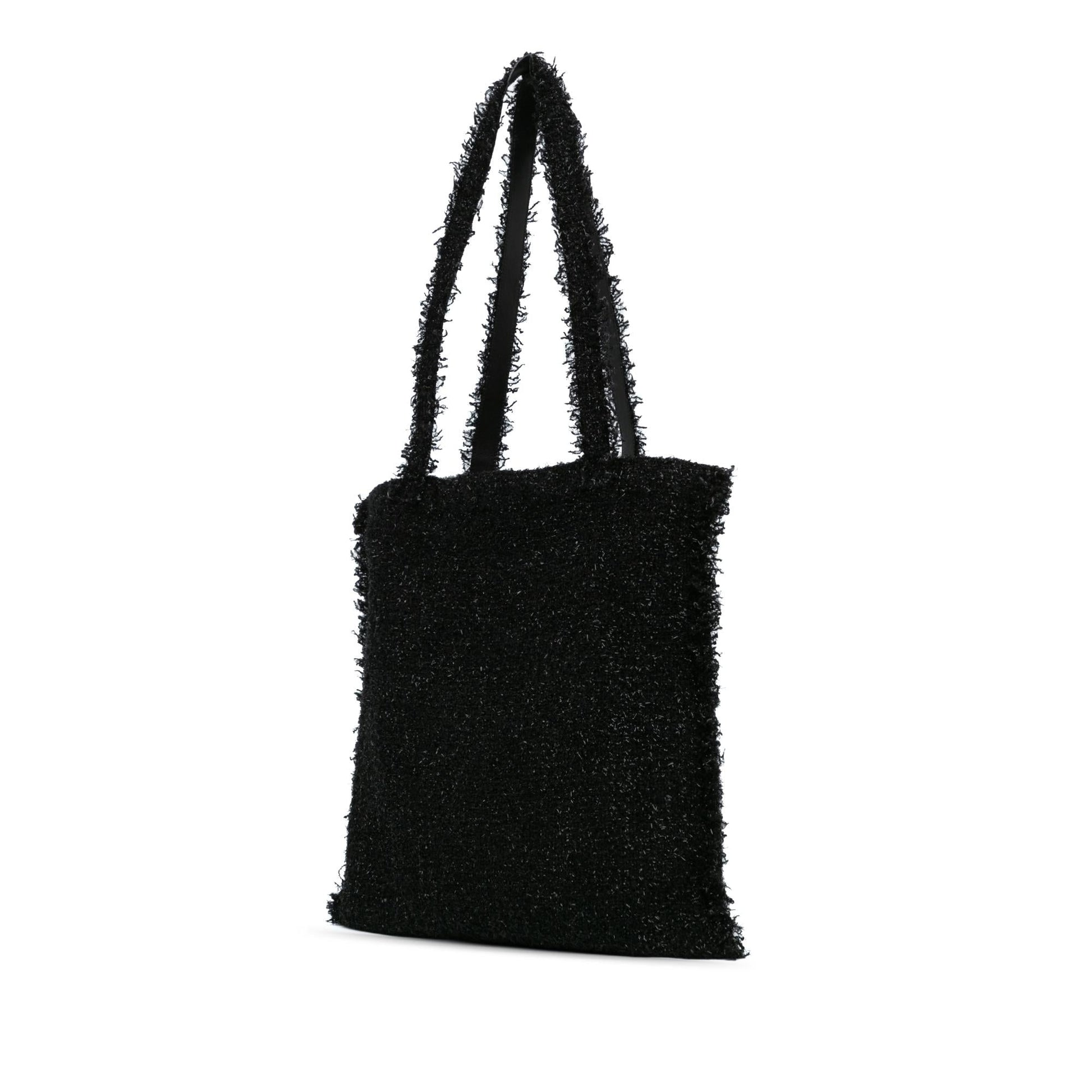 Chanel Resin Embellished Tweed Robot Shopping Tote Bag Tote 1